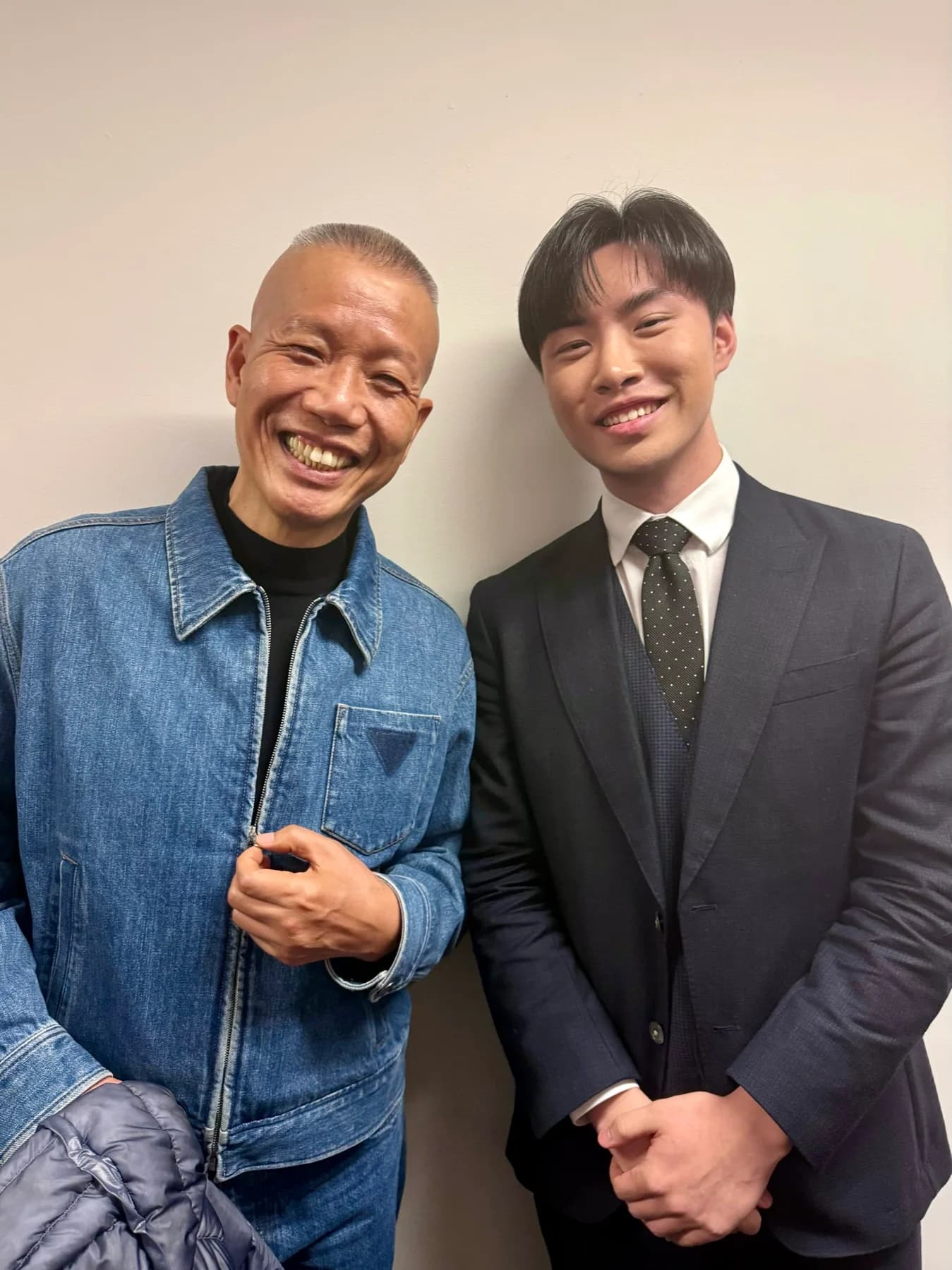 Aaron with Cai Guo-Qiang