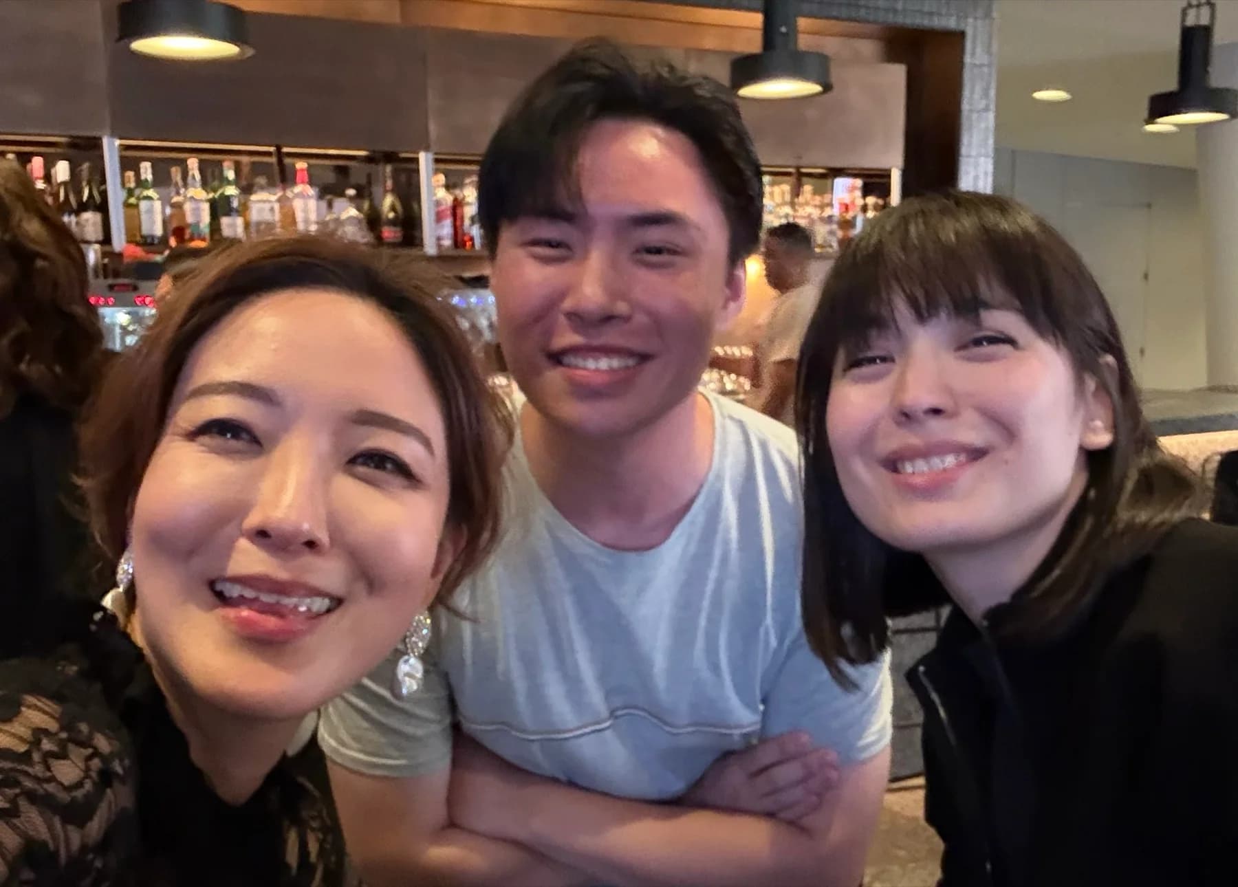Aaron with Jasmine Choi and Alice Sara Ott